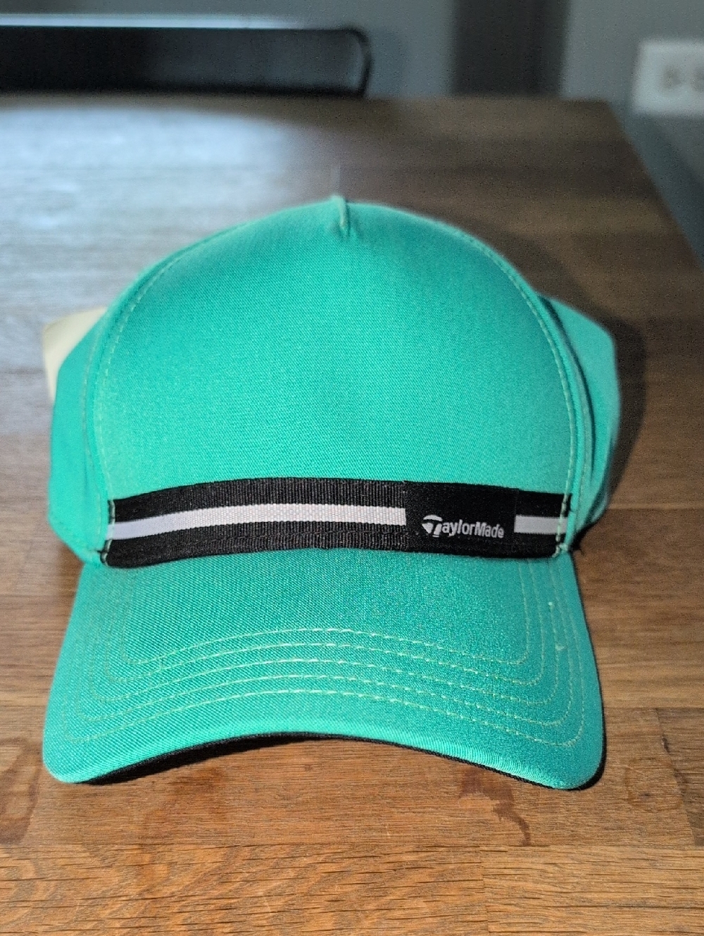 TaylorMade Teal/Black Golf Cap with Reflective Stripe